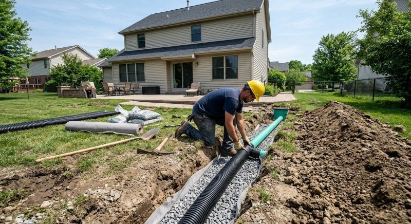Backyard Water Runoff Control